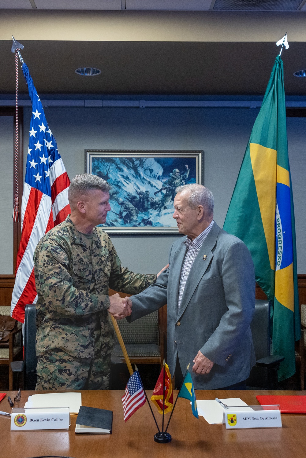 Marine Forces South hosts Brazilian Marine Corps in New Orleans for 2022 Operational Naval Infantry Committee
