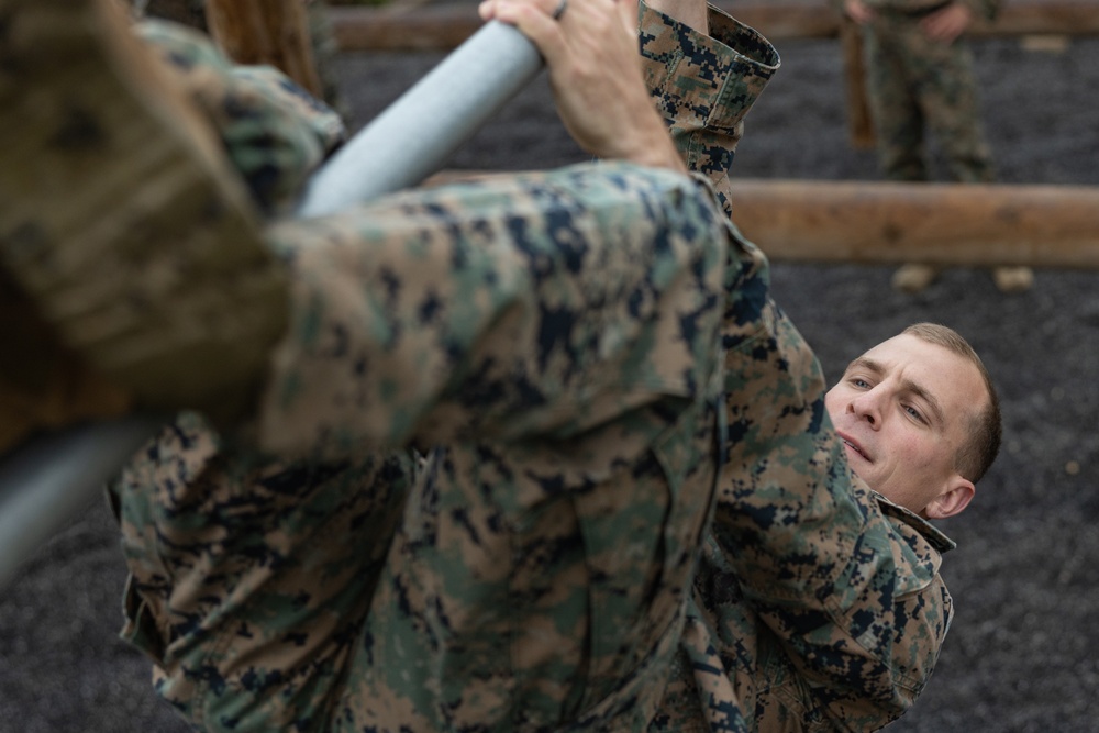 II Marine Expeditionary Force Conduct MCMAP and O-Course