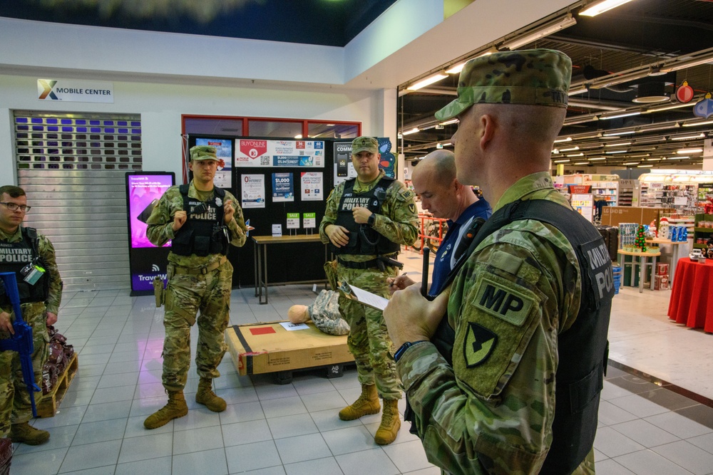 Active Shooter Training for USAG BENELUX MPs