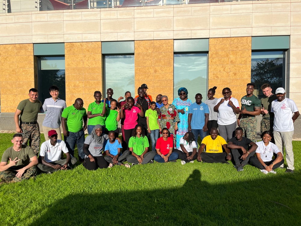 Marine Security Guards volunteer in Senegal