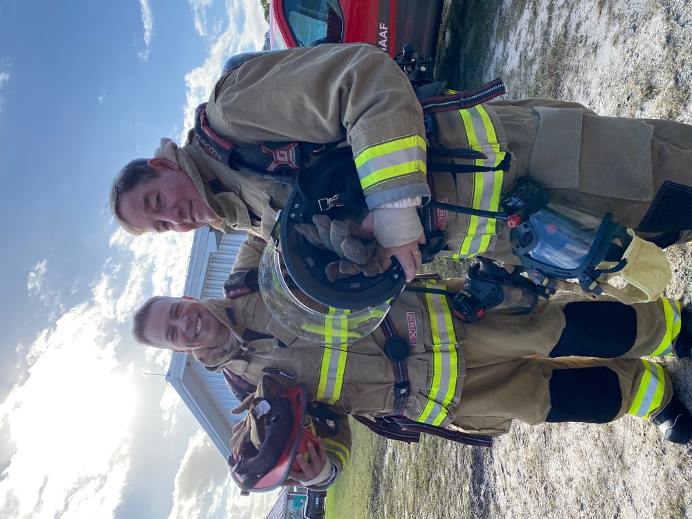 Fort Stewart -Hunter Army Airfield garrison command team gets hands-on with burn trainer