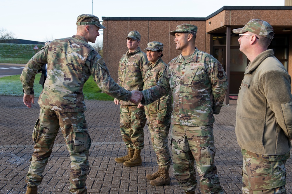 Third AF leadership visits 501st CSW, engages with Pathfinder Airmen