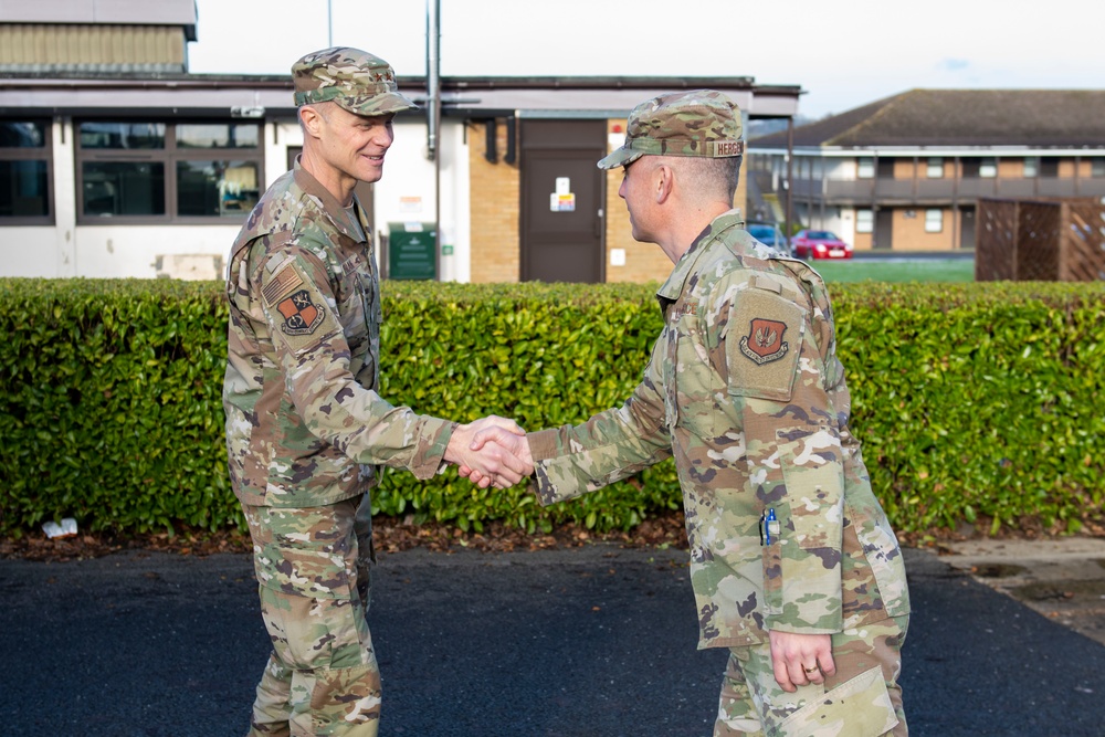 Third AF leadership visits 501st CSW, engages with Pathfinder Airmen