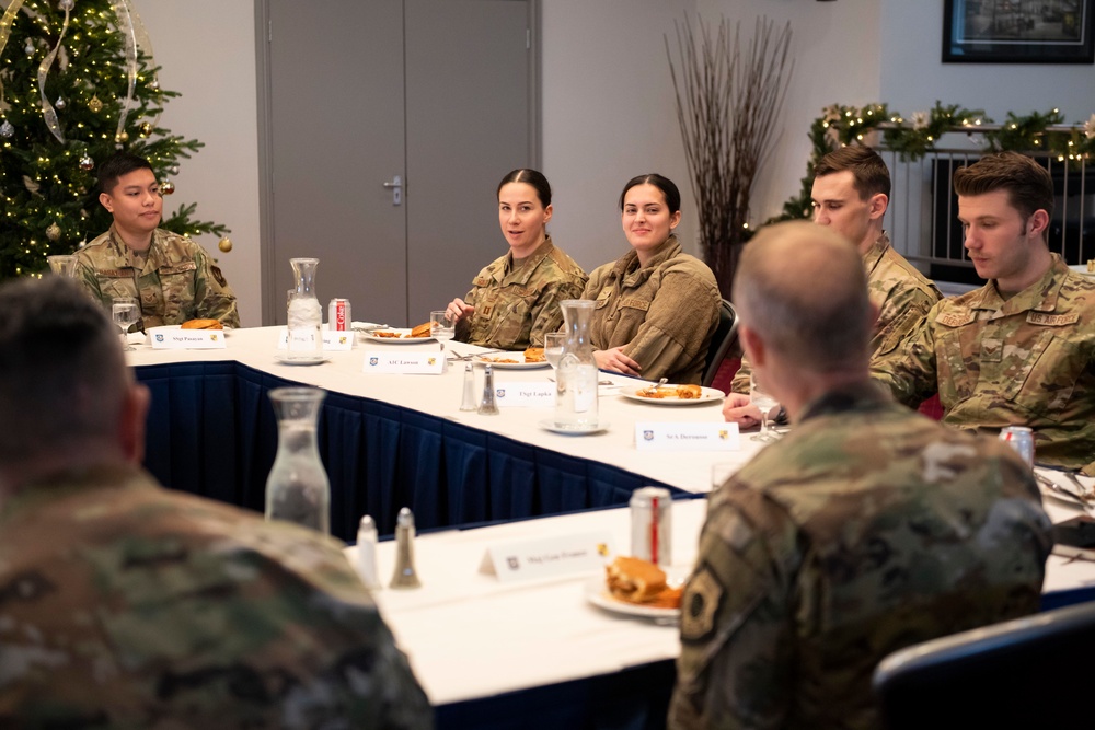 Third AF leadership visits 501st CSW, engages with Pathfinder Airmen