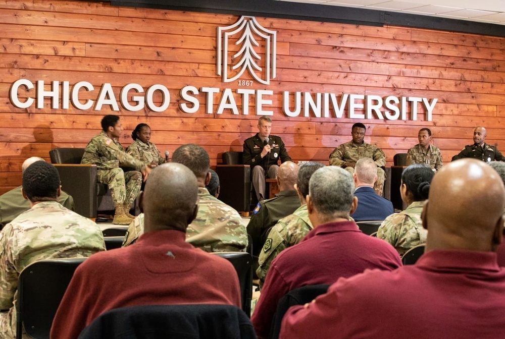 National Guard leaders visit Chicago State University