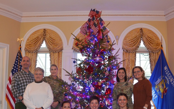 Executive Residence showcases Tribute tree honoring state military members