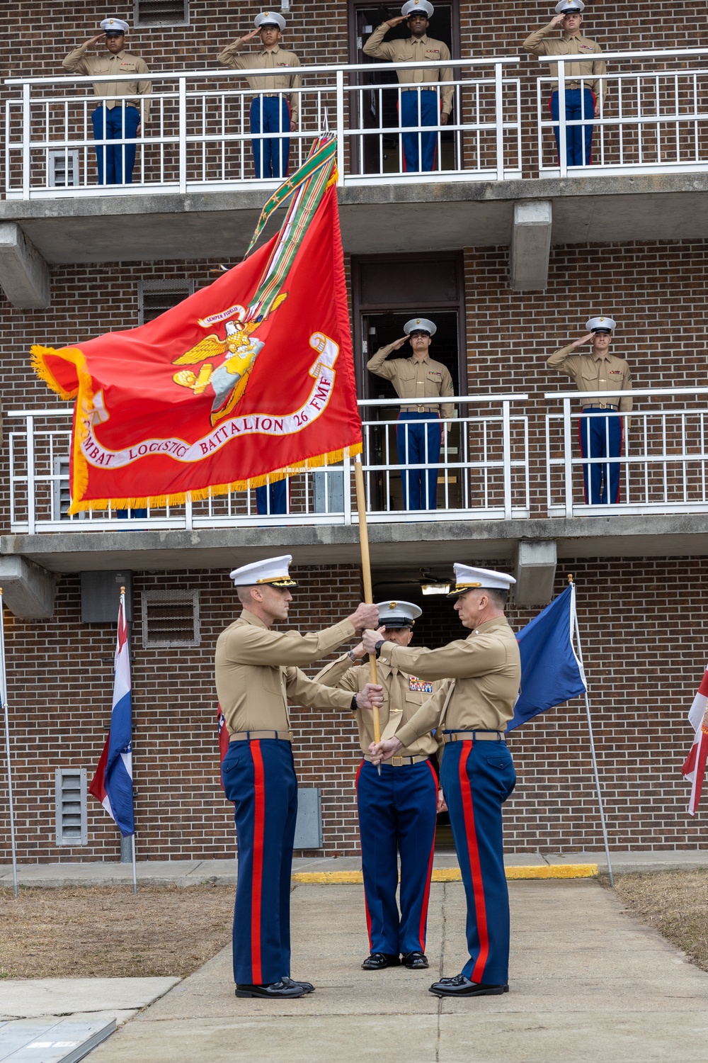 Combat Logistics Battalion 26 Change of Command