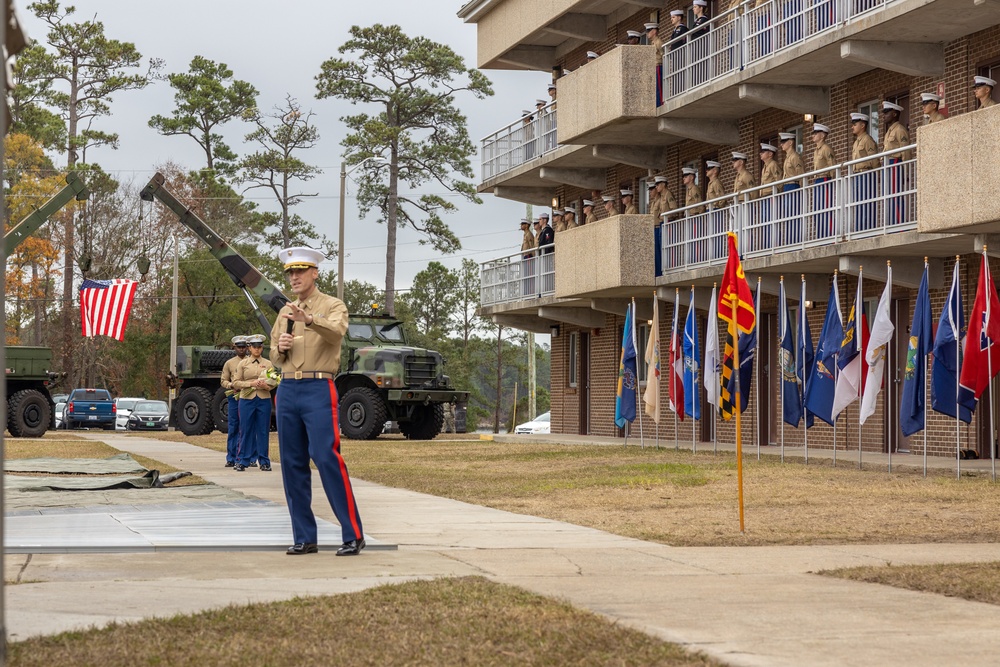 Combat Logistics Battalion 26 Change of Command