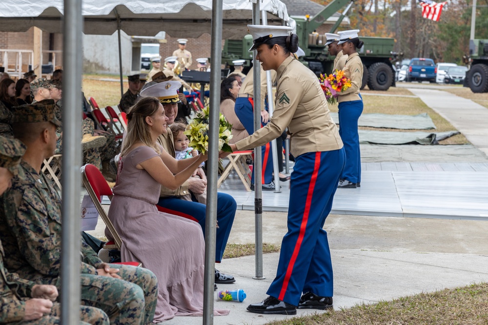 Combat Logistics Battalion 26 Change of Command