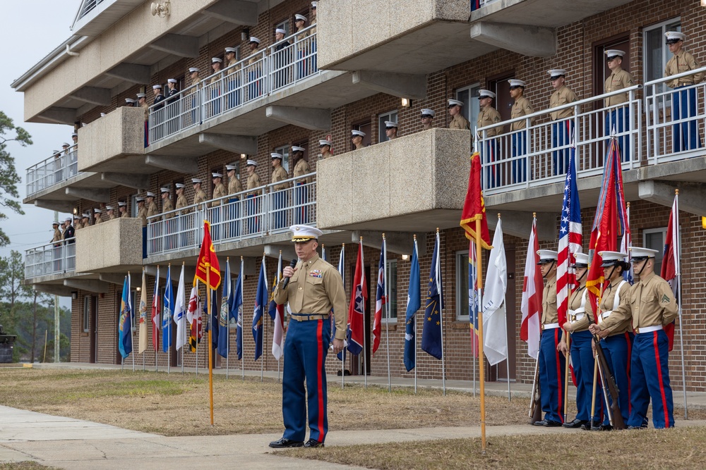 Combat Logistics Battalion 26 Change of Command