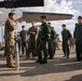 27th Special Operation Wing members receive Japanese Self-Defense Force members at Yokota Air Base, Japan