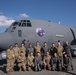 27th Special Operation Wing members receive Japanese Self-Defense Force members at Yokota Air Base, Japan