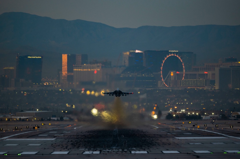 Warfighters take off during Weapons School Integration 22-B