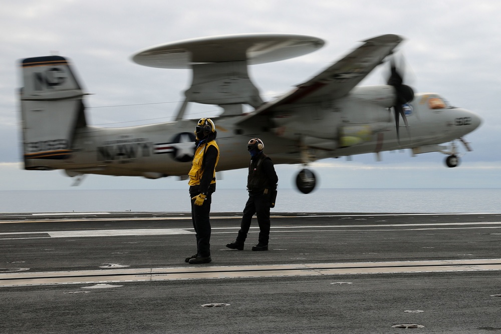 USS Abraham Lincoln conducts flight operations