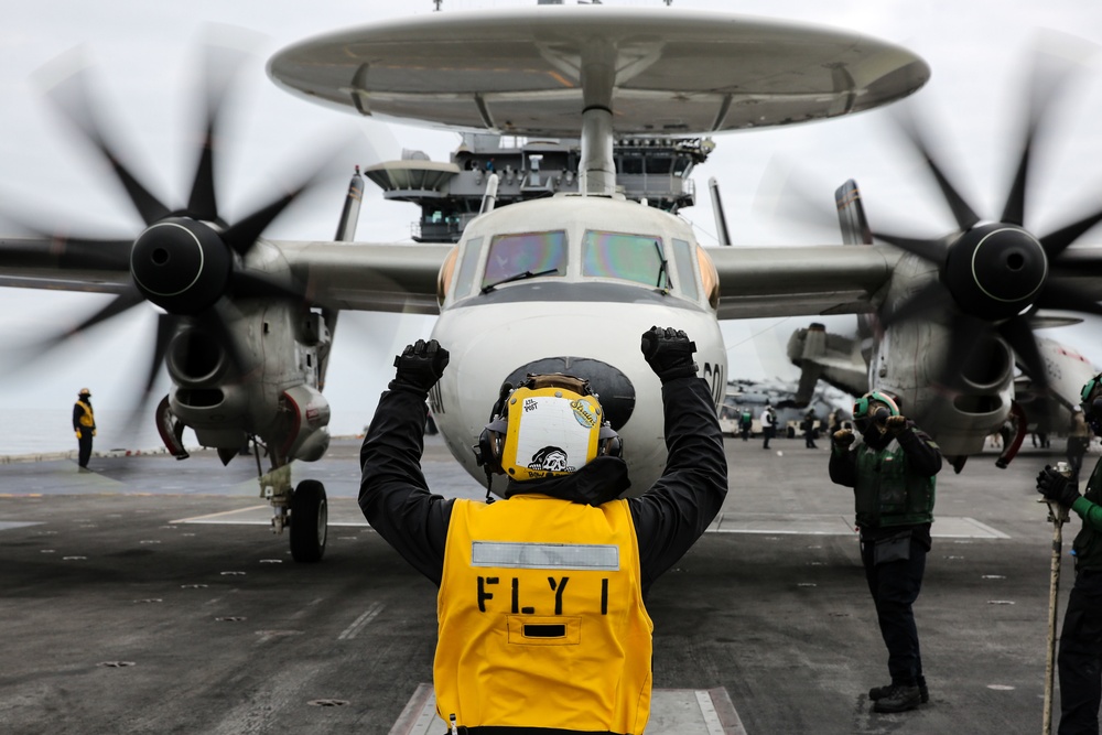 USS Abraham Lincoln conducts flight operations