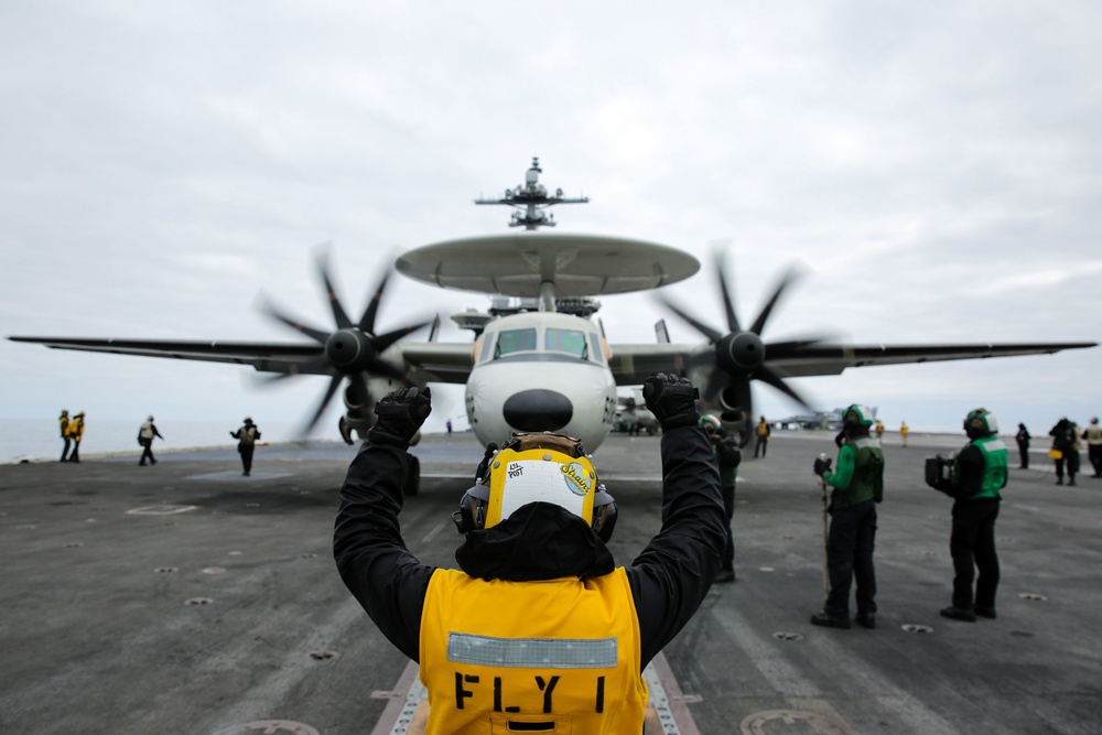 USS Abraham Lincoln conducts flight operations