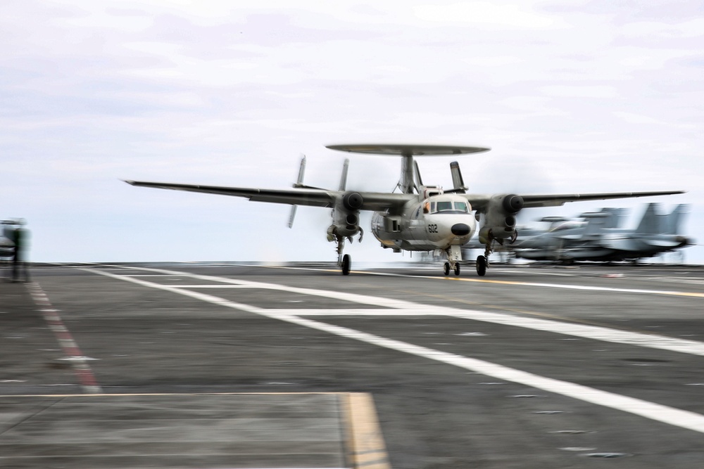 USS Abraham Lincoln conducts flight operations