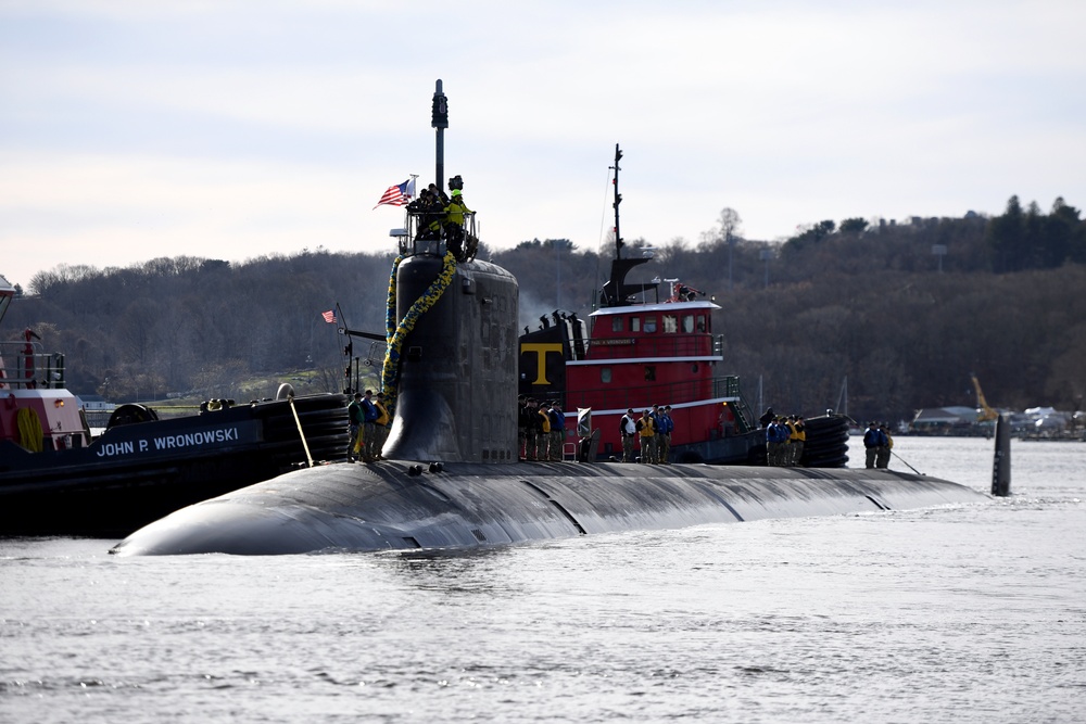 USS California (SSN 781) returns to homeport