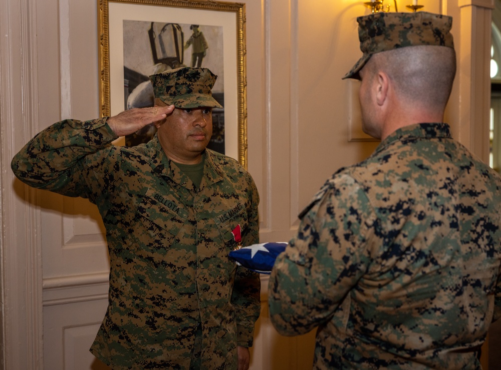 MGySgt Bellota retirement