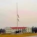 Flag set at half staff for 2022 Pearl Harbor Day at Fort McCoy