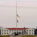 Flag set at half staff for 2022 Pearl Harbor Day at Fort McCoy