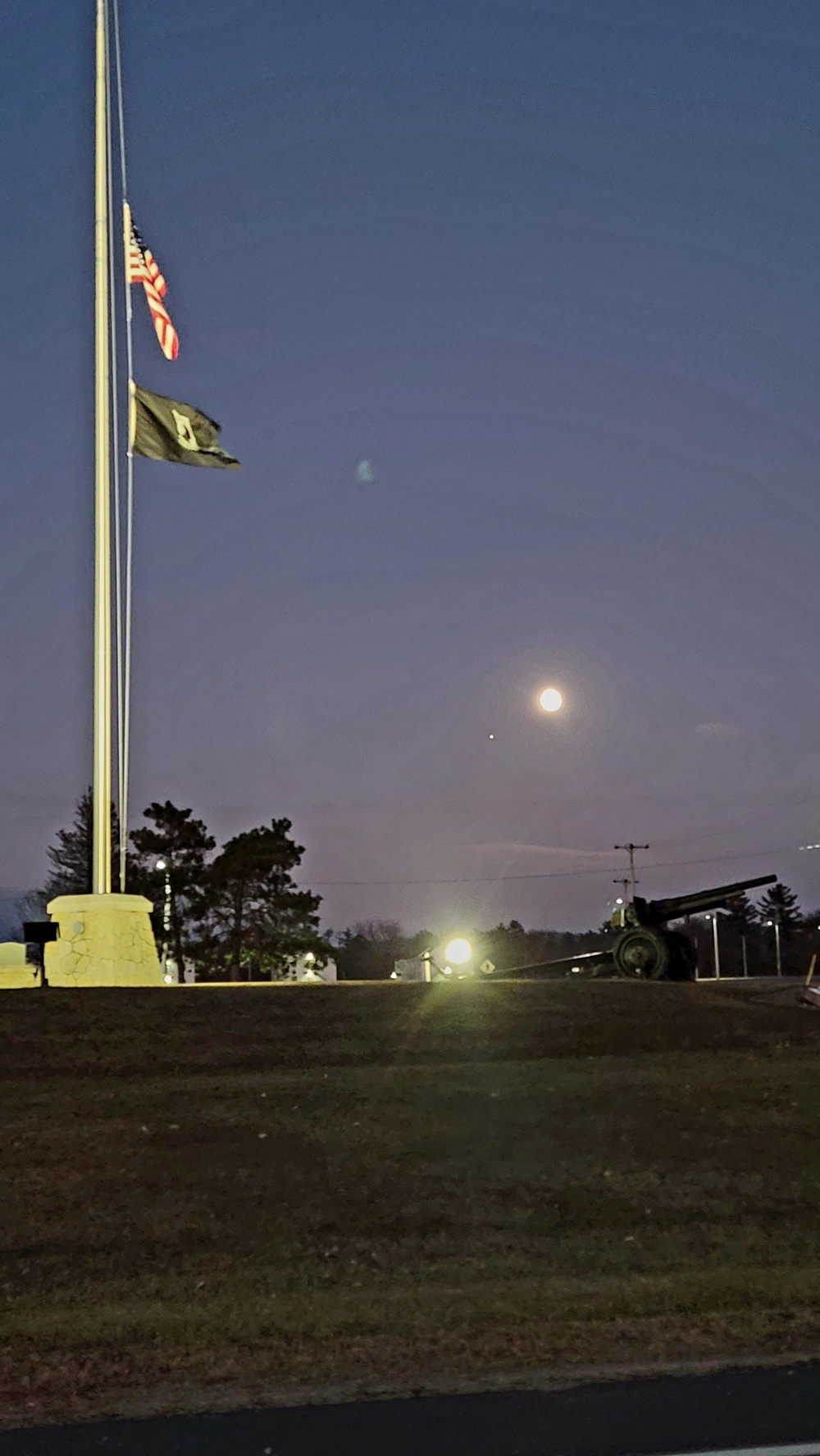 Flag set at half staff for 2022 Pearl Harbor Day at Fort McCoy