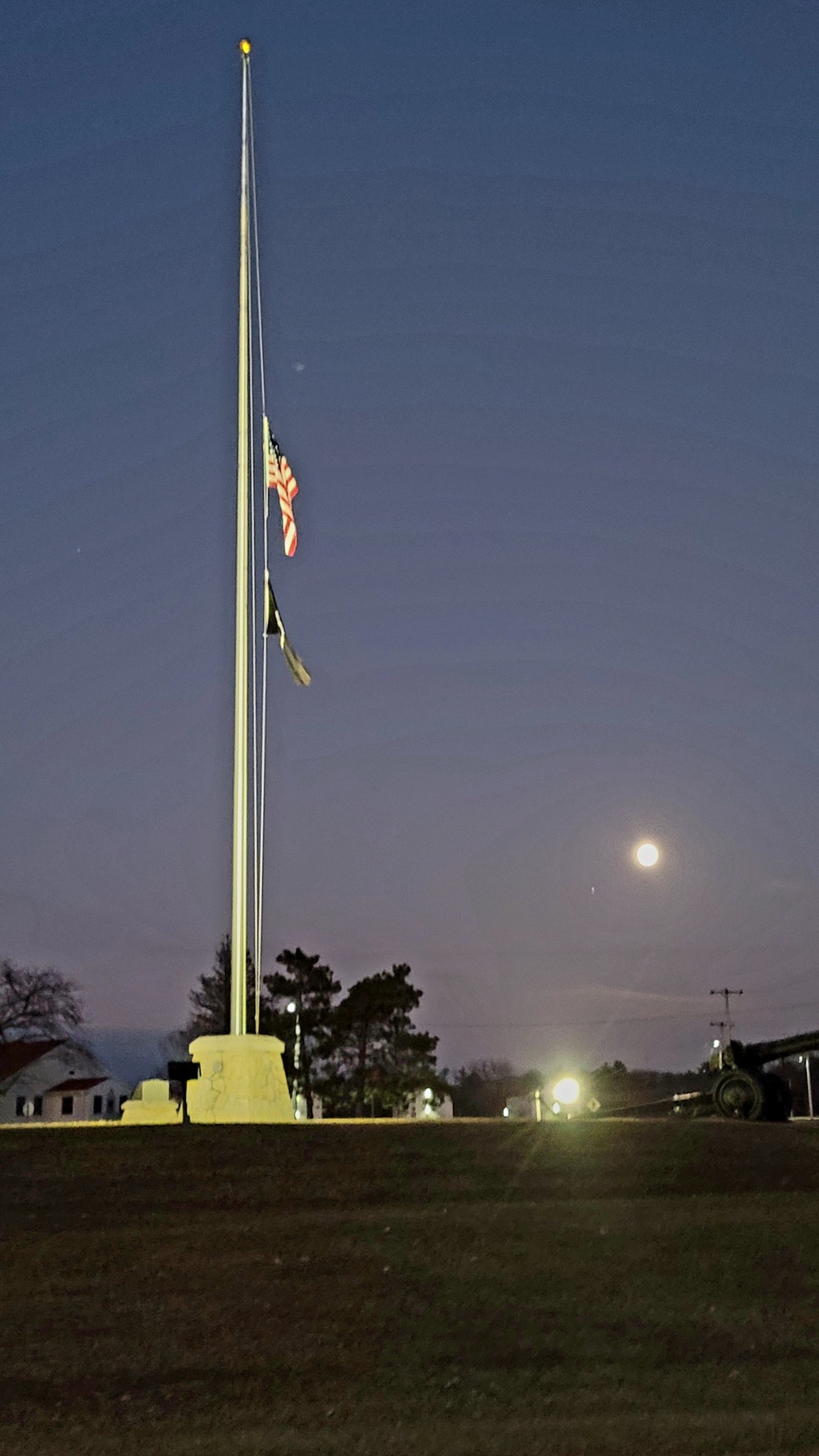 Flag set at half staff for 2022 Pearl Harbor Day at Fort McCoy