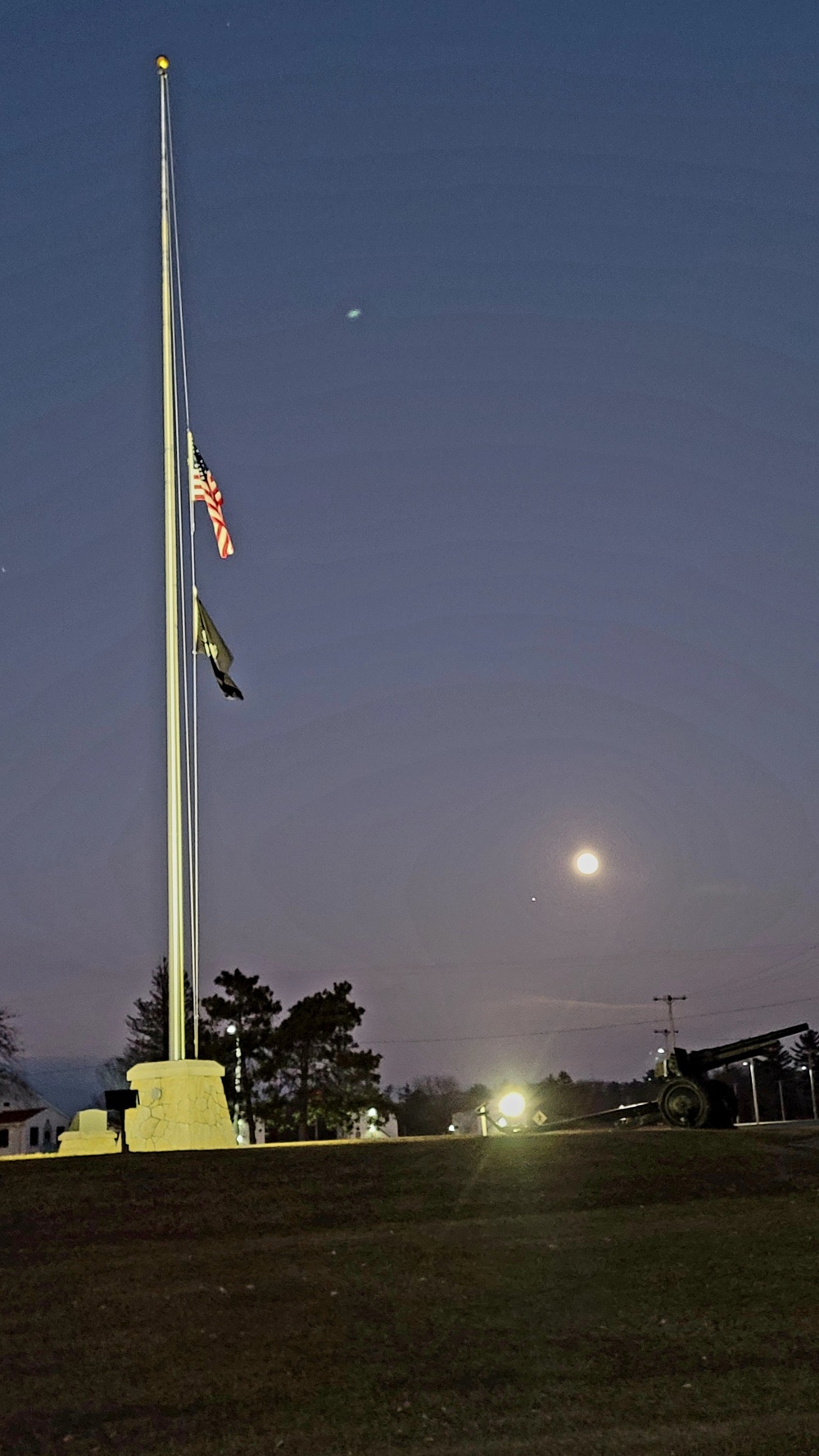 Flag set at half staff for 2022 Pearl Harbor Day at Fort McCoy