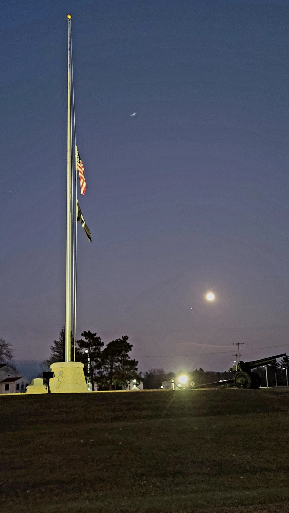 Flag set at half staff for 2022 Pearl Harbor Day at Fort McCoy