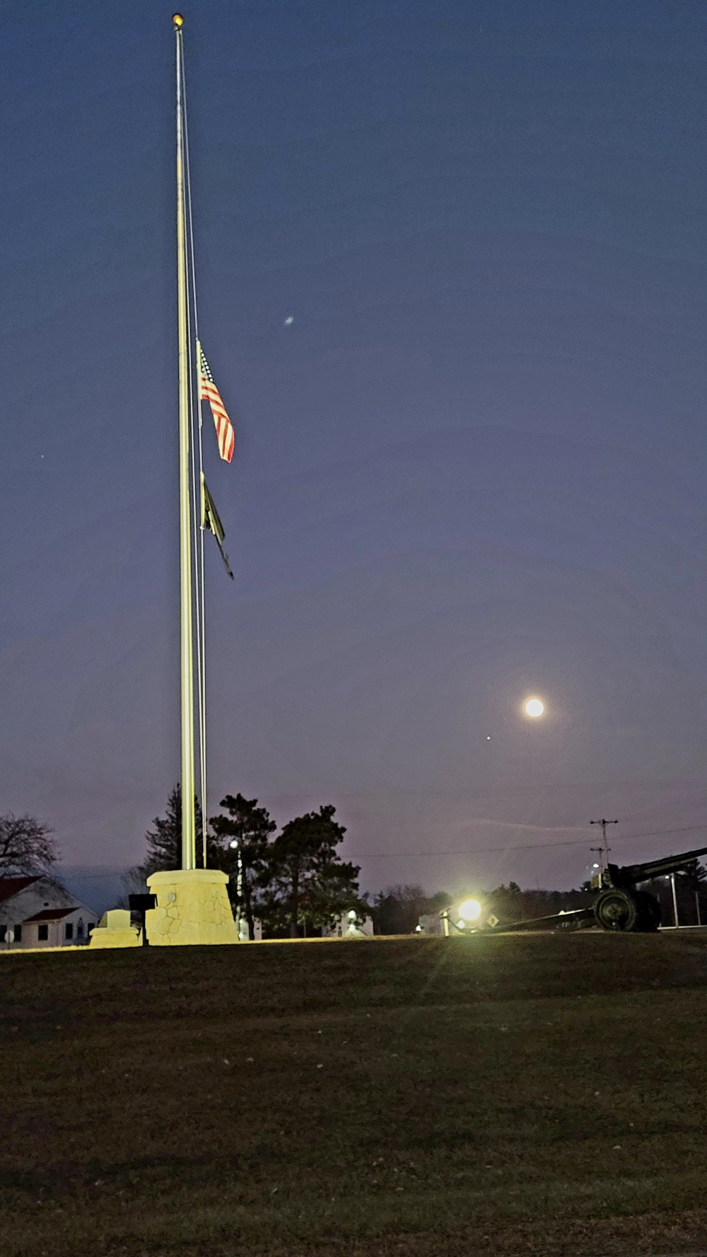 Flag set at half staff for 2022 Pearl Harbor Day at Fort McCoy