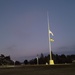 Flag set at half staff for 2022 Pearl Harbor Day at Fort McCoy