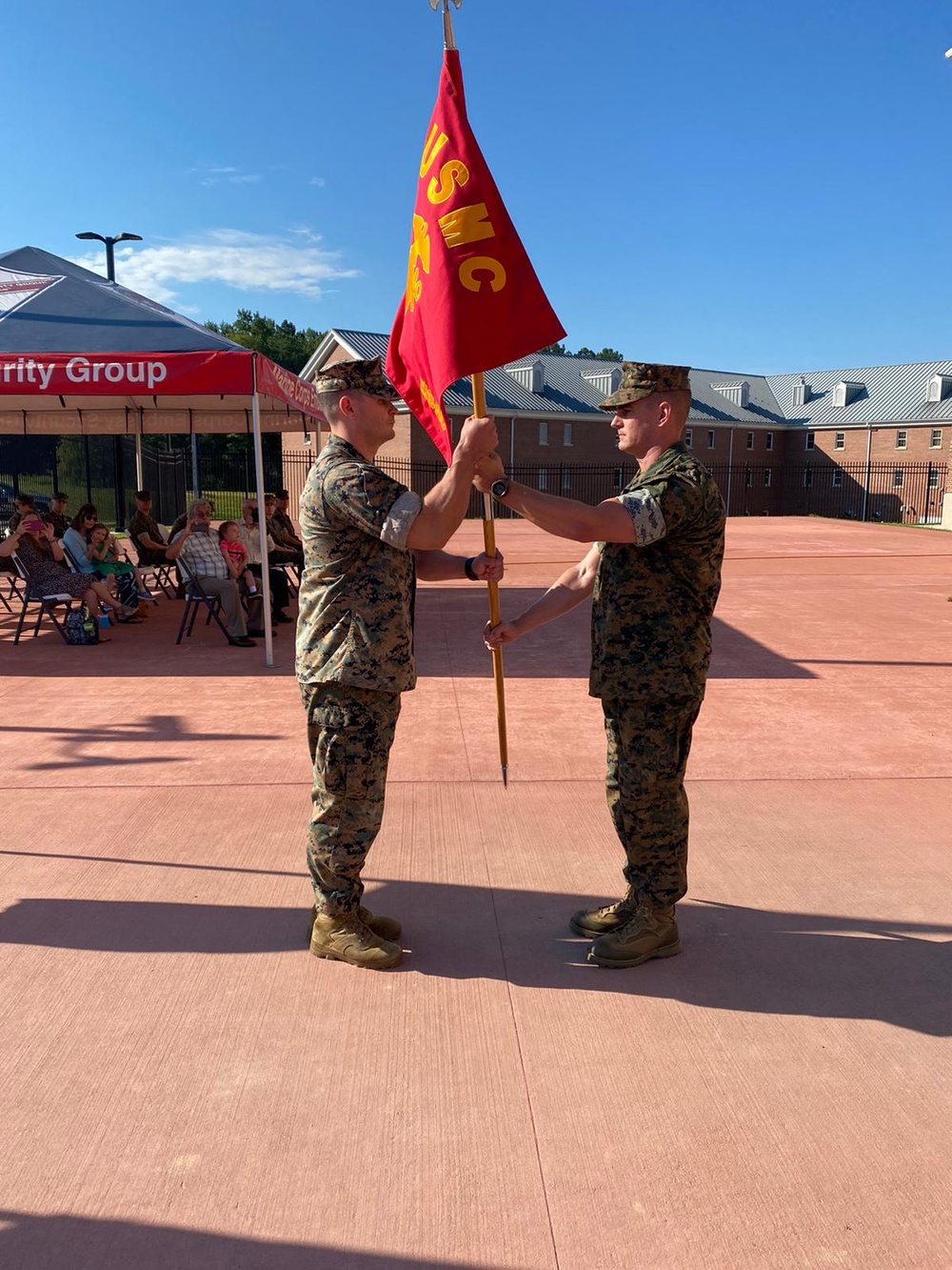 MSAU change of command ceremony