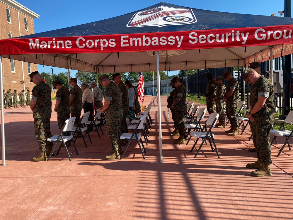 MSAU change of command ceremony