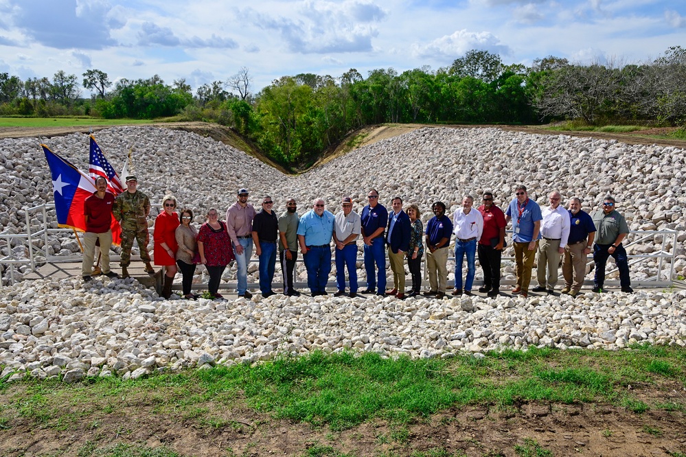 Corps of Engineers work to mitigate flood risk for Wharton, Texas