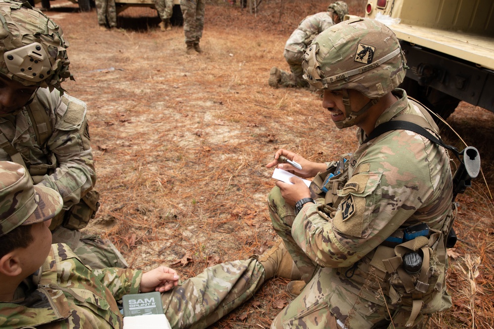 20th Engineer Brigade Competes in XVIII Airborne Corps Best Squad