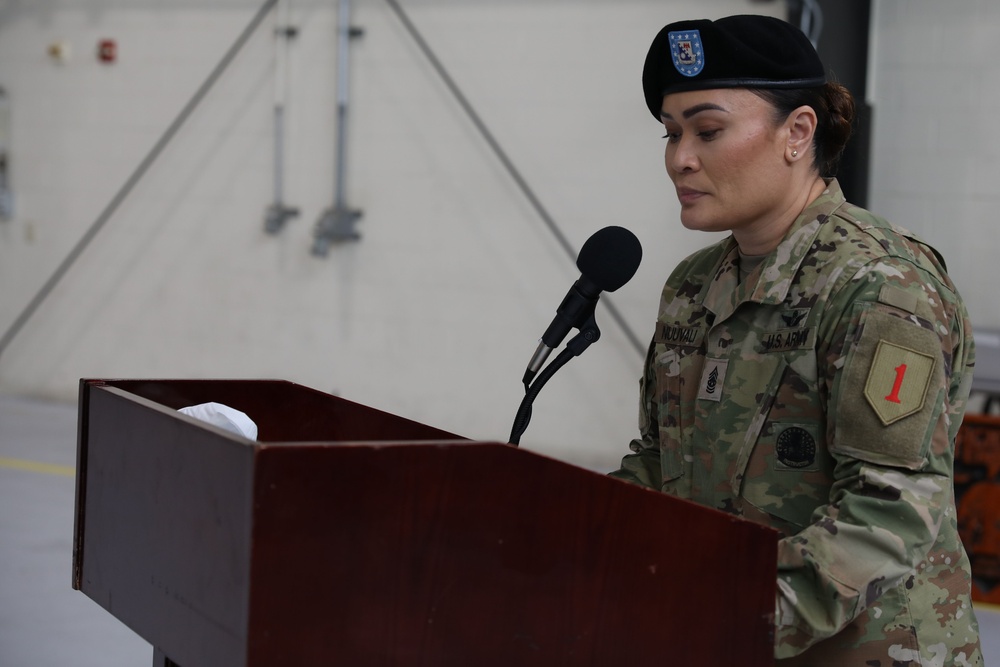 Fort Riley Hosts a 2nd GSAB, 2nd Avn. Regt. Change of Responsibility