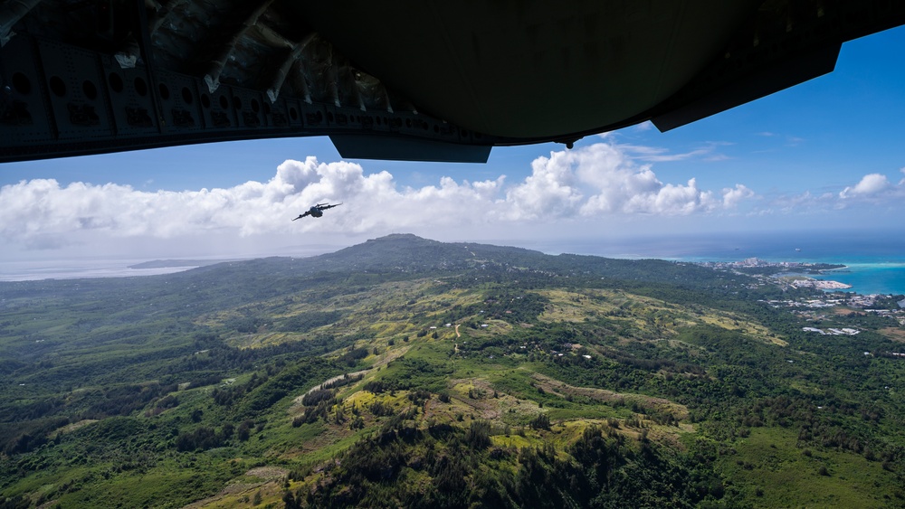 15th AS depart Hawaii for Guam