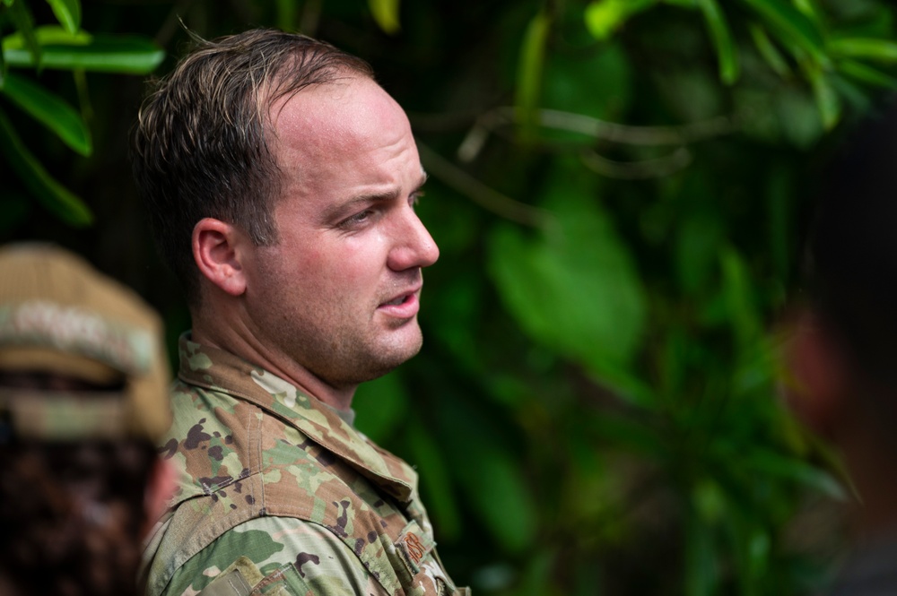 SERE instructs island survival to 15th AS