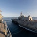 USS Abraham Lincoln conducts a fueling-at-sea