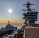 USS Abraham Lincoln conducts a fueling-at-sea