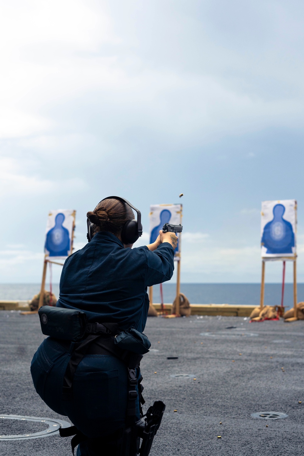 Abraham Lincoln conducts a live-fire exercise