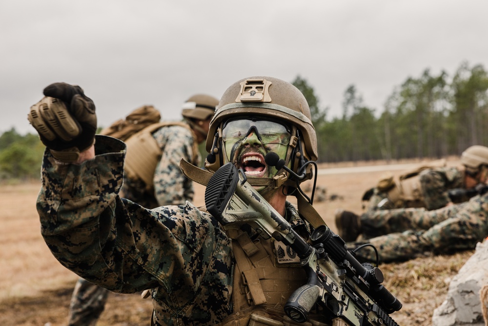 2d Marine Regiment Field Exercise 2022: Squad Attacks