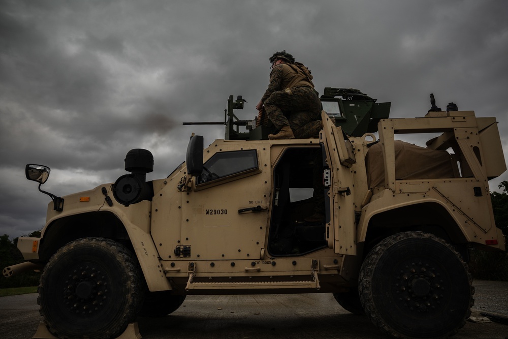 Winter Workhorse 23 | Combat Logistics Battalion 4, 3rd Transportation Battalion Marines conduct machine gun range