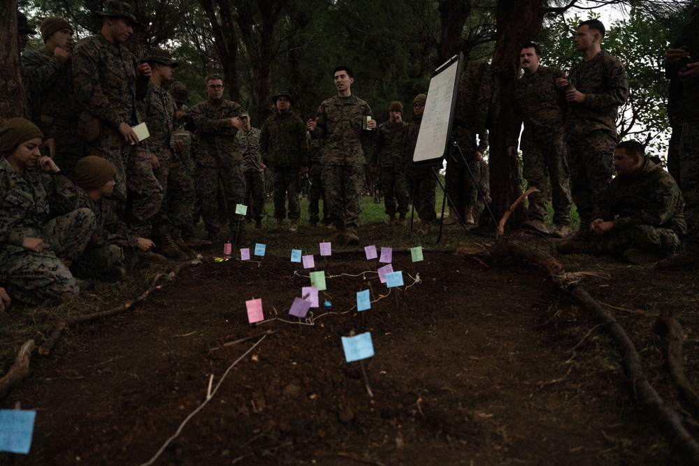 Winter Workhorse 23 | Combat Logistics Battalion 4 Conducts Convoy Brief