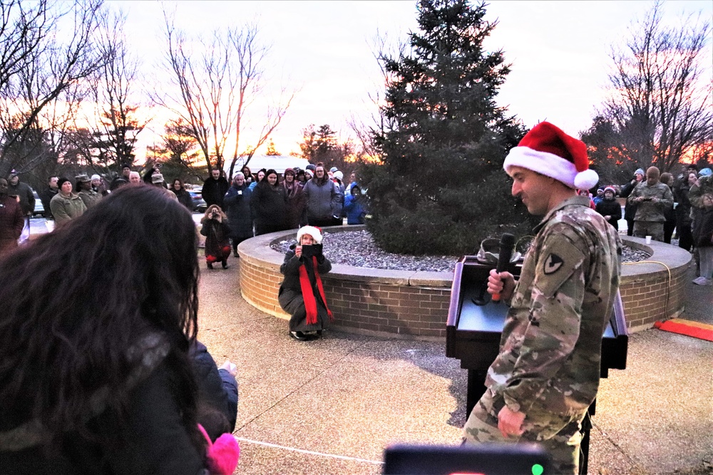 Dozens attend Fort McCoy’s 2022 Christmas Tree Lighting event