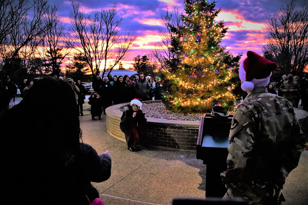 Dozens attend Fort McCoy’s 2022 Christmas Tree Lighting event