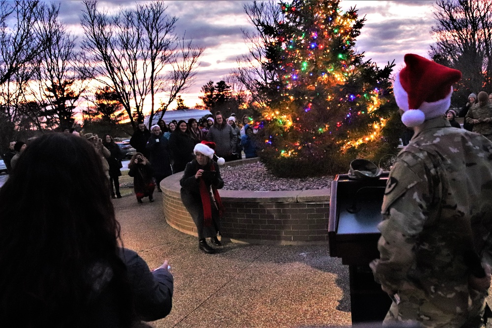 Dozens attend Fort McCoy’s 2022 Christmas Tree Lighting event