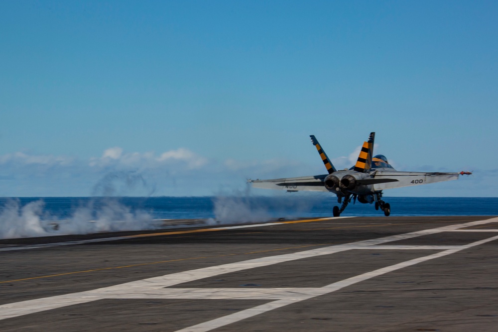 Abraham Lincoln conducts flight operations