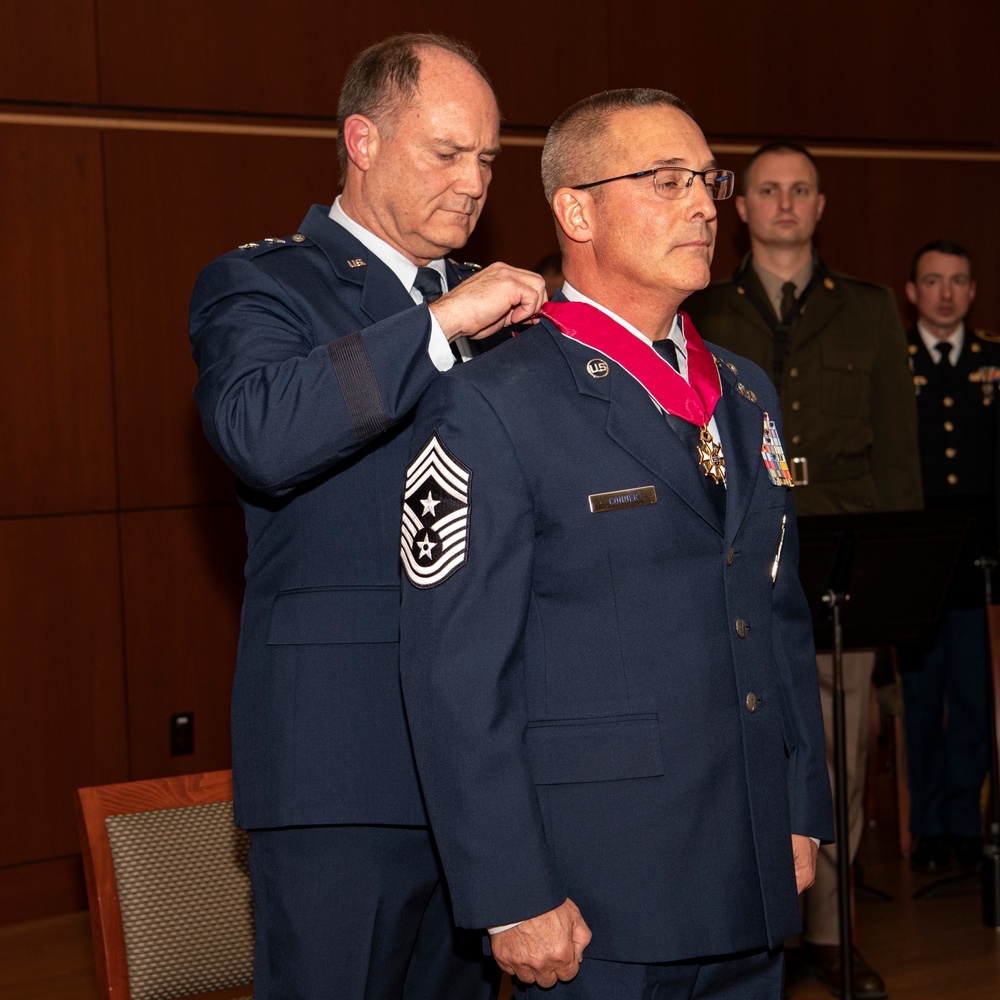 Command Chief Master Sgt. Daniel C. Conner retirement