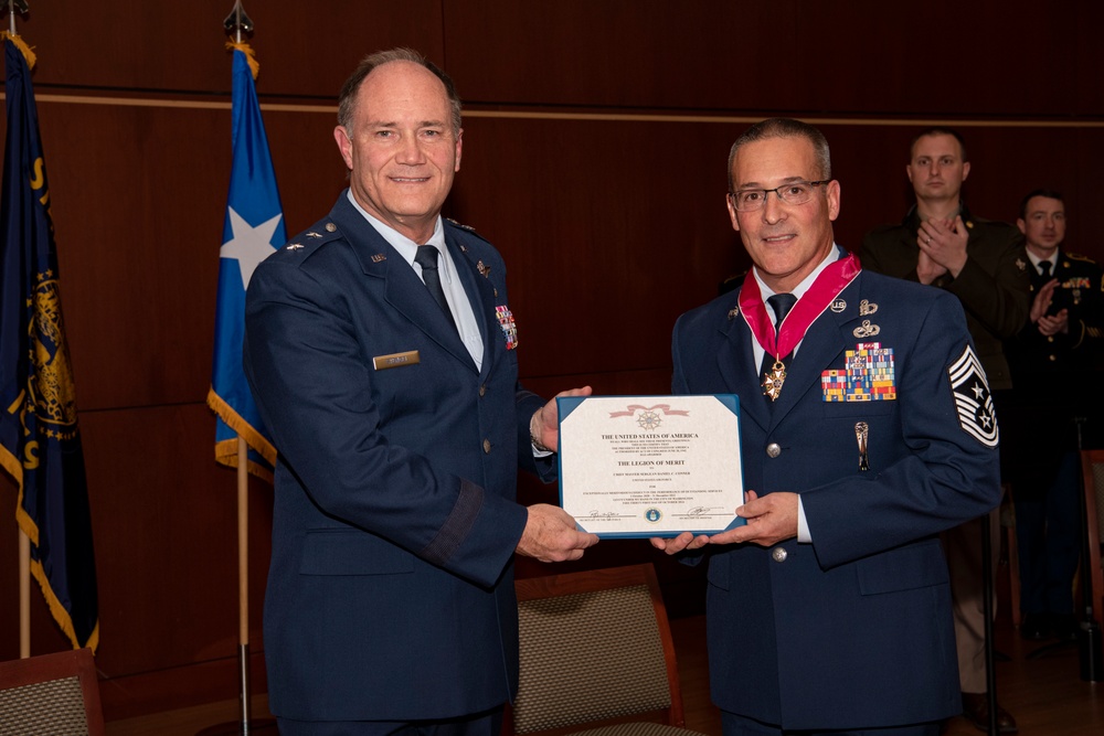 Command Chief Master Sgt. Daniel C. Conner retirement